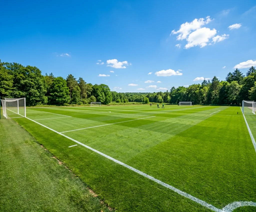 Terrain de football utilisé par Allsports Academy